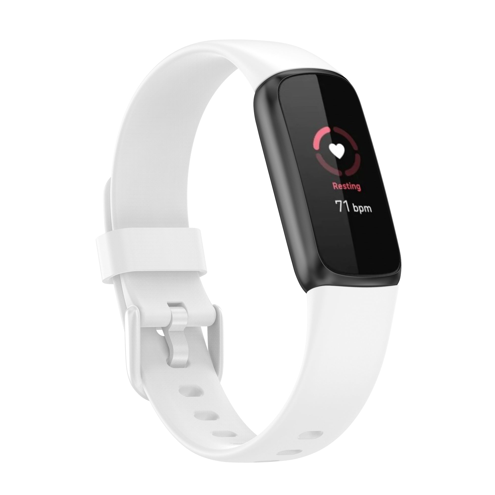 Replacement Silicone Adjustable Watch Band Wrist Strap for Fitbit Luxe Size: L Replacement Silicone Adjustable Watch Band Wrist Strap for Fitbit Luxe Size: L